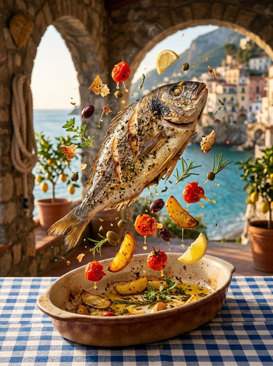 Pesce al Forno con Patate