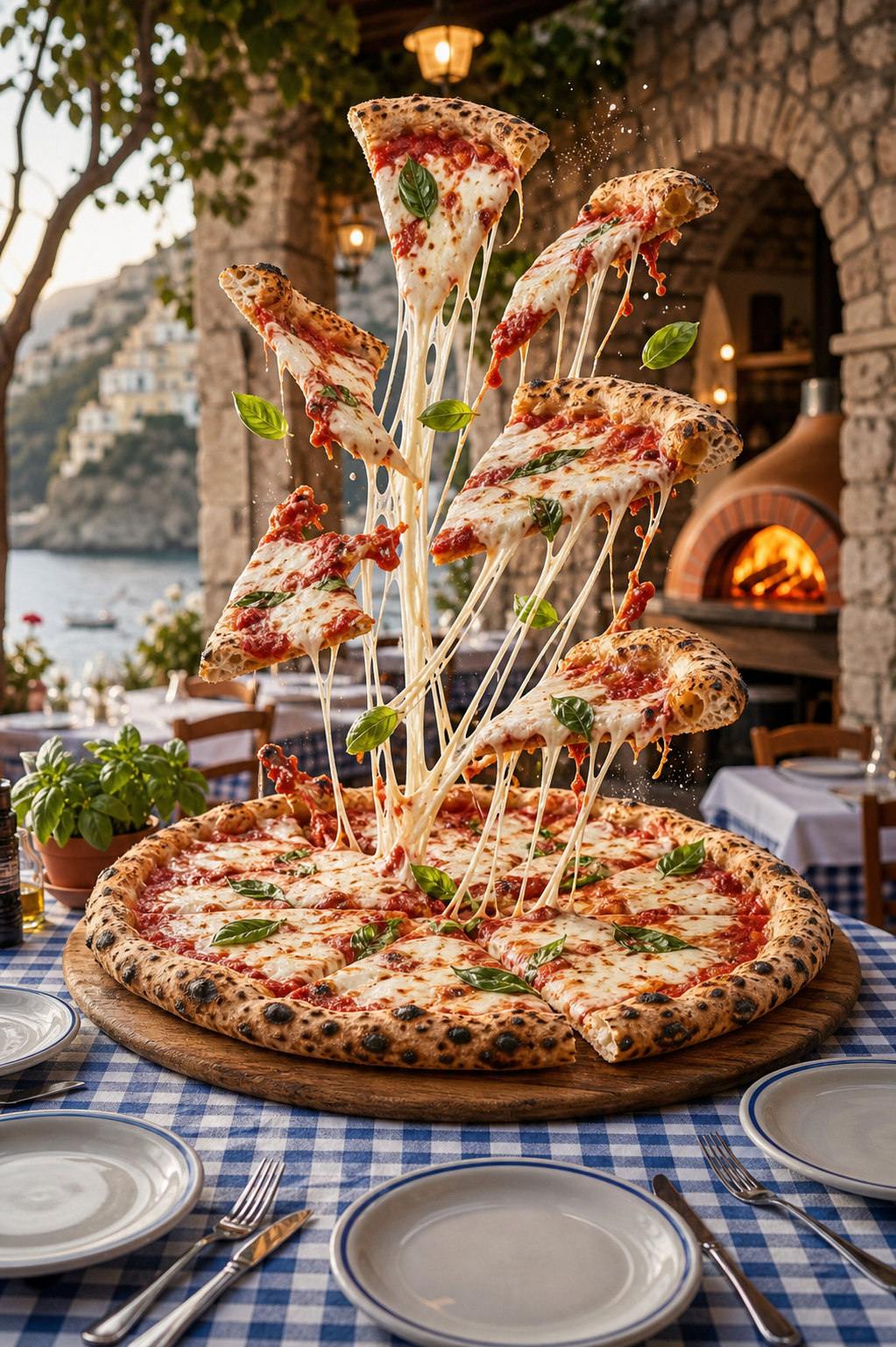 Pizza familiare diametro circa 45 cm